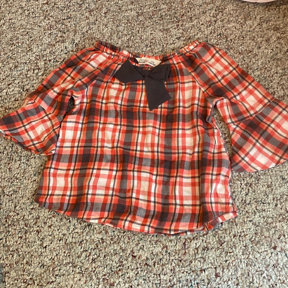Girls plaid shirt 3t
